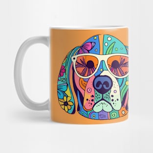 Hippie Labrador Mug